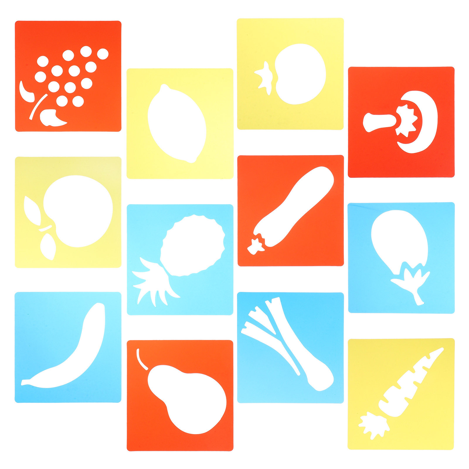 12Pcs Kids Drawing Stencils Pl - مراجعة Kids Education Template وسعره