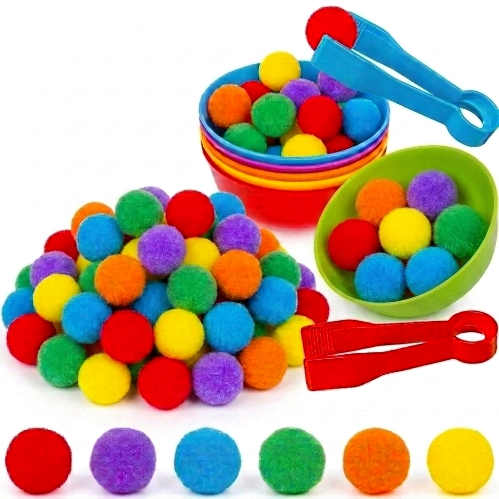 30-68PCS Kids Sorting Counting - مراجعة Sight Word Game وسعره