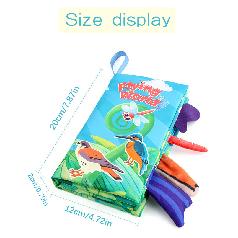 New Baby Cloth Books Visual an - مراجعة Kids Early Education Books وسعره