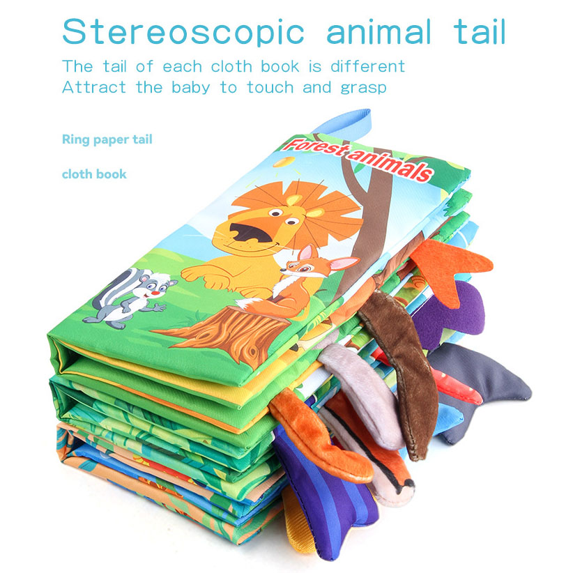 New Baby Cloth Books Visual an - مراجعة Kids Early Education Books وسعره