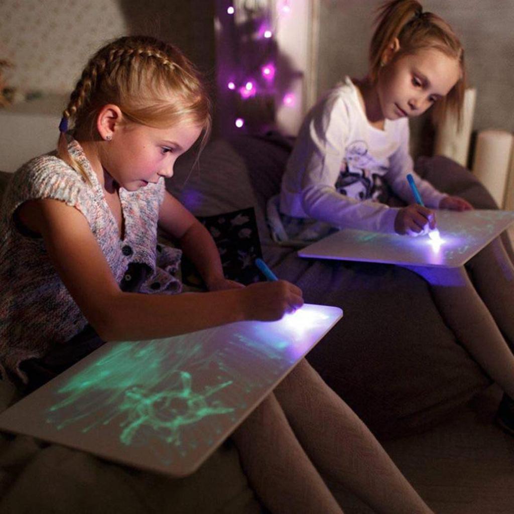 Kids Glow Paint Drawing Tablet - مراجعة Drawing Projector Kids وسعره