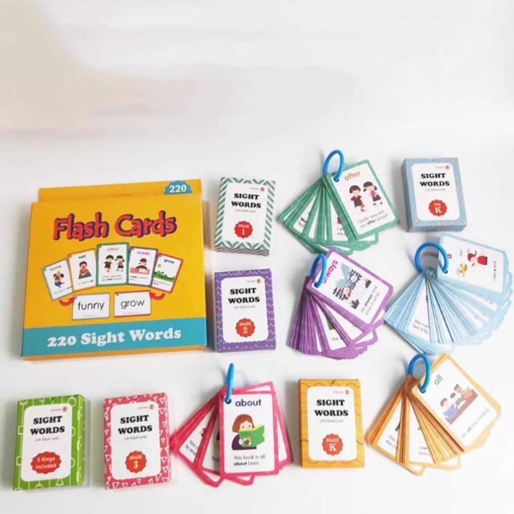 Paper Sight Word Flash Cards W - مراجعة Sight Word Game وسعره