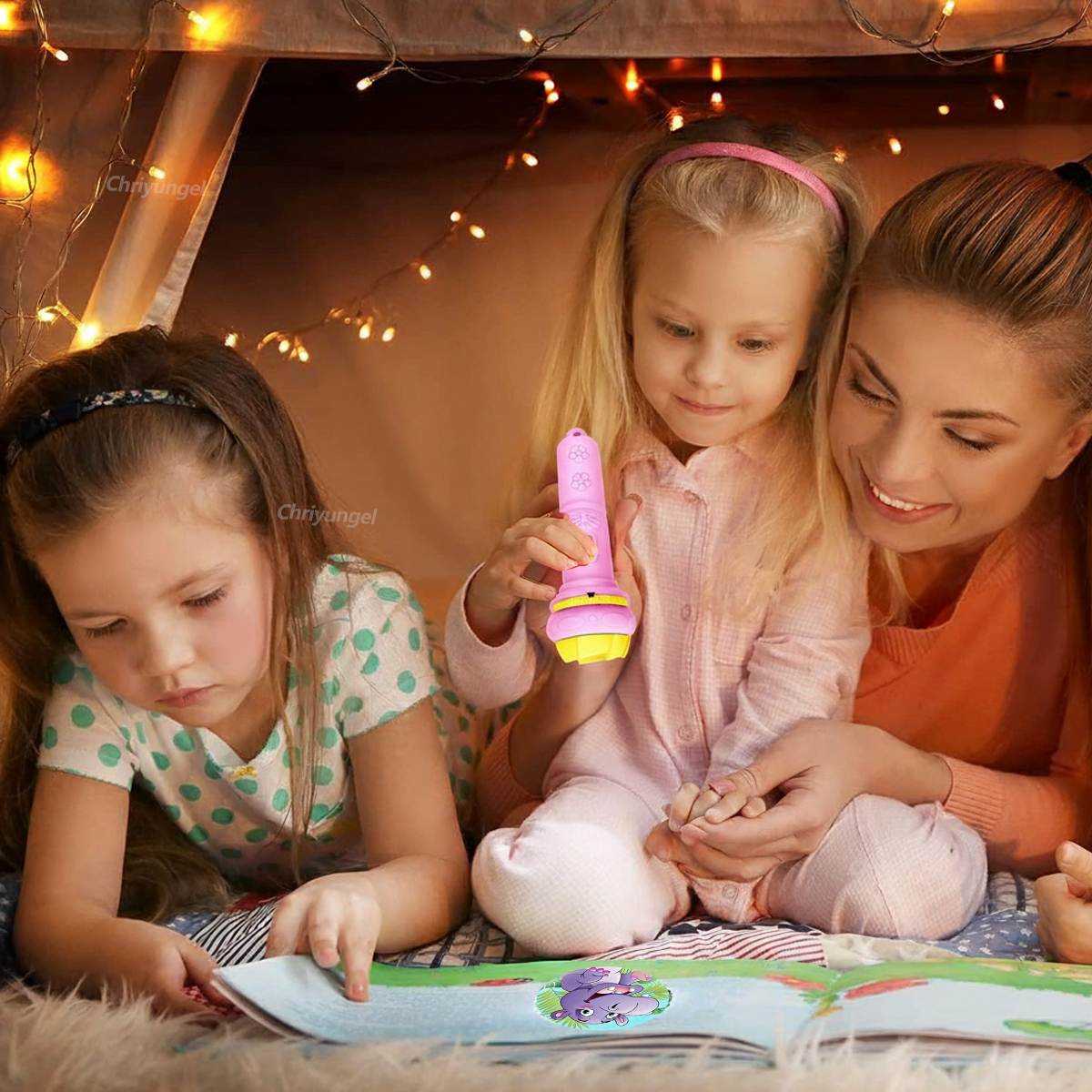 Kids Projector Flashlight 10 C - مراجعة Drawing Projector Kids وسعره