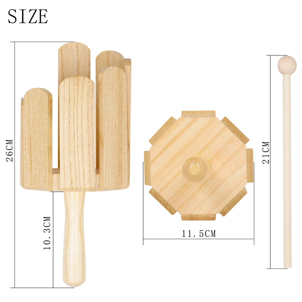 Orff  Wooden Eight-Tone Multi- - مراجعة Kids Education Youtube وسعره