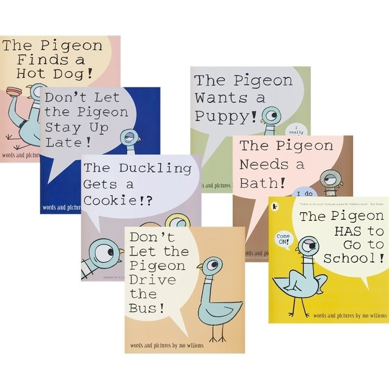 9 Books Don't Let the Pigeon D - مراجعة Kids Early Education Books وسعره