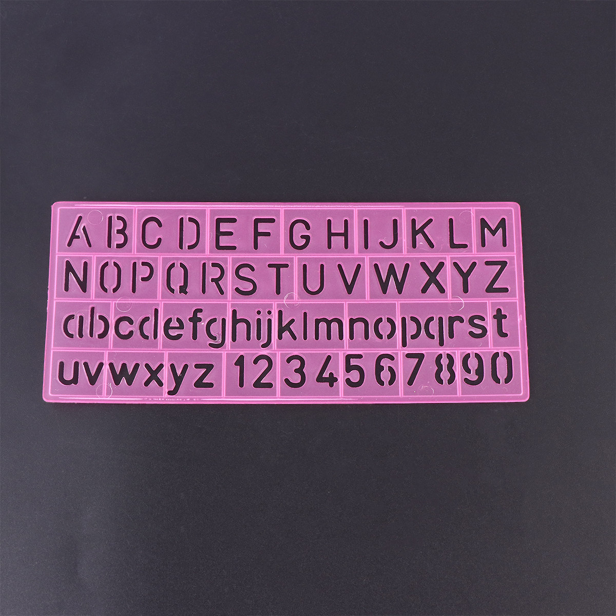 4Pcs Plastic Graffiti Rulers A - مراجعة Kids Education Template وسعره