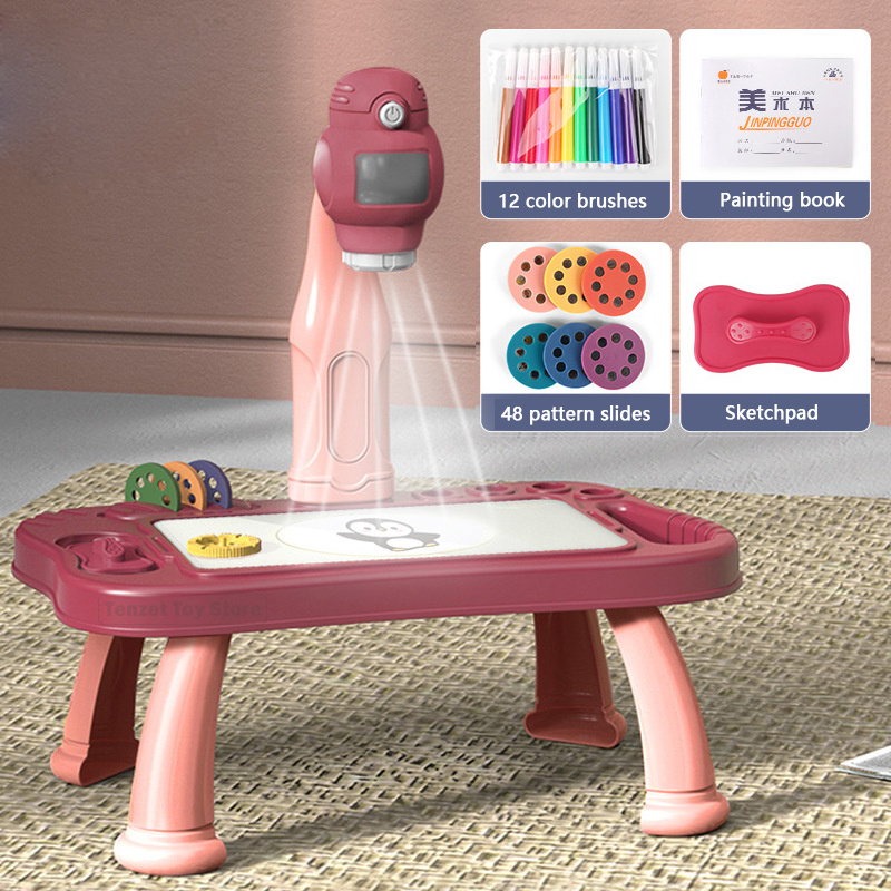 Children Led Projector Art Dra - مراجعة Drawing Projector Kids وسعره