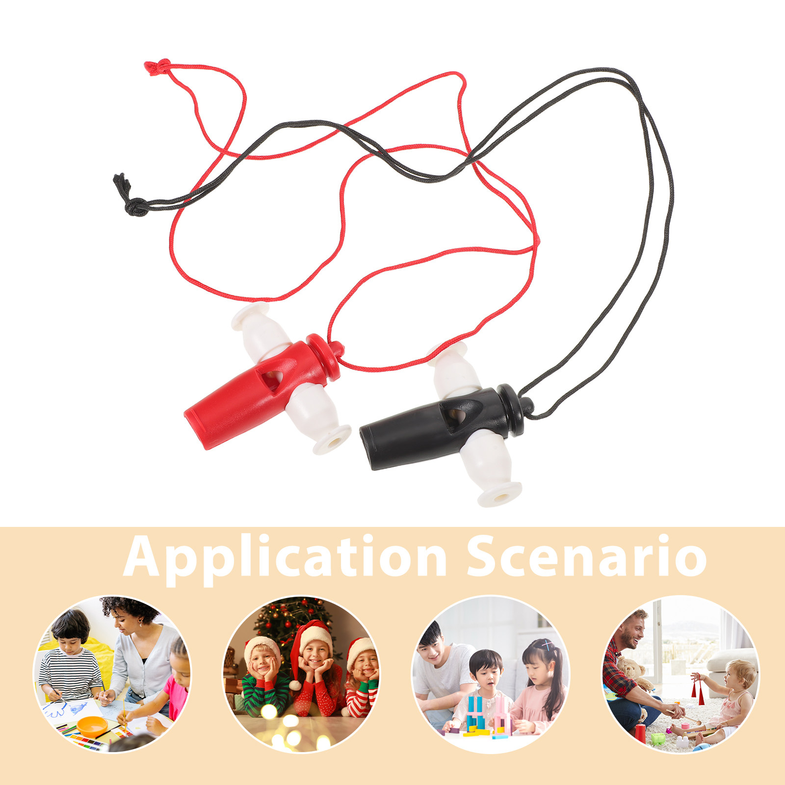 4Pcs Plastic Samba Whistles fo - مراجعة Kids Education Method وسعره
