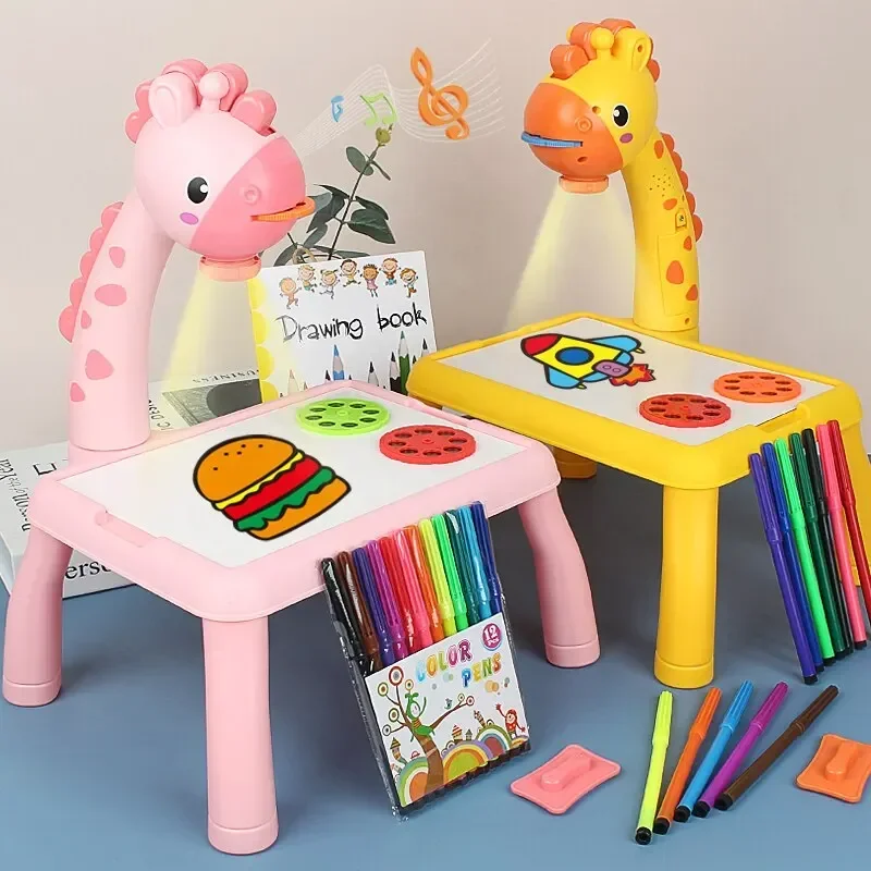 LED Projector Board Giraffe Ha - مراجعة Drawing Projector Kids وسعره