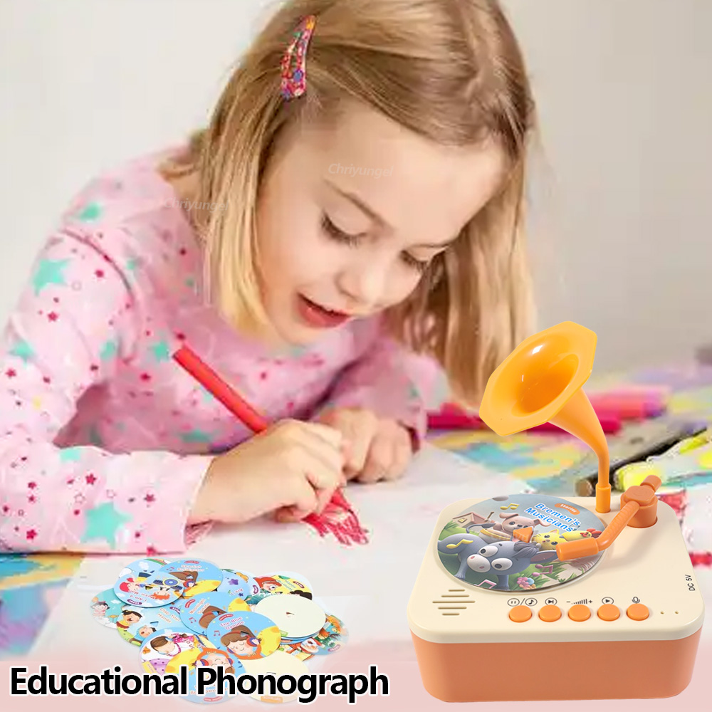 Chriyungel Kids Gramophone Sto - مراجعة Kids Education Story وسعره