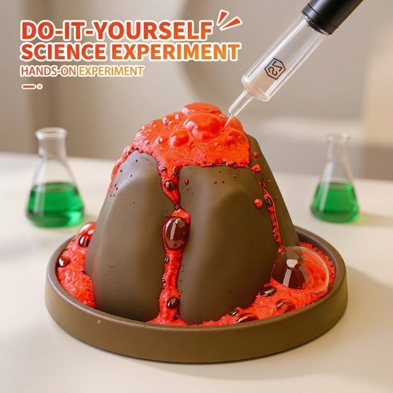STEM DIY Volcano Eruption Scie - مراجعة Science Kit Volcano وسعره