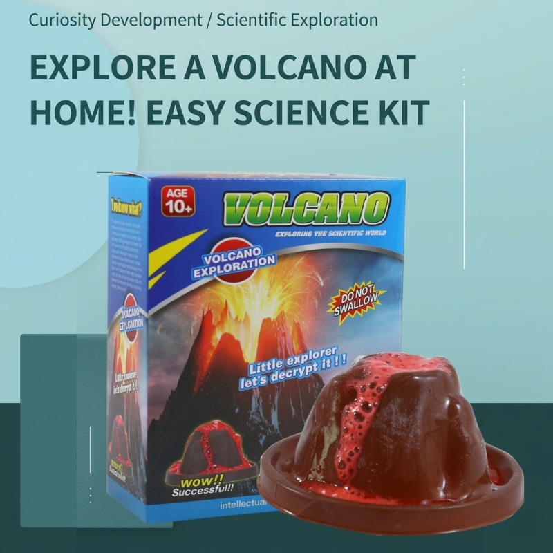 STEM DIY Volcano Eruption Scie - مراجعة Science Kit Volcano وسعره