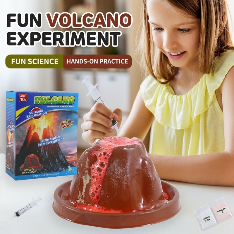 STEM DIY Volcano Eruption Scie - مراجعة Science Kit Volcano وسعره
