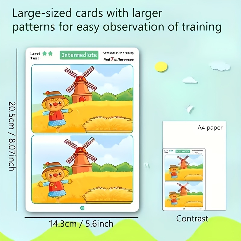 Kids Find Difference Flash Car - مراجعة Kids Early Education Books وسعره