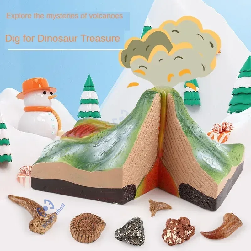 Pyramid Kids Toy Dinosaur Volc - مراجعة Science Kit Volcano وسعره