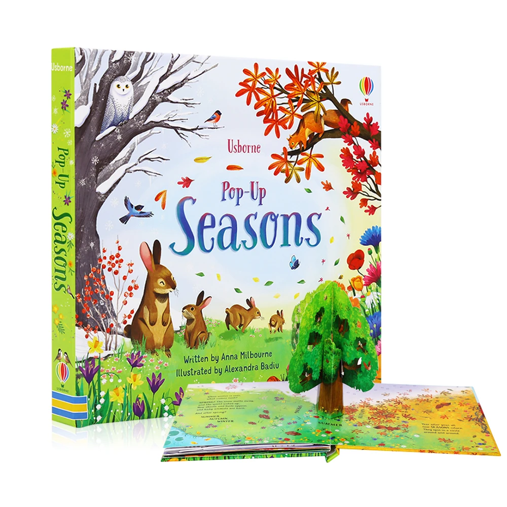 Usbrone POP UP Seasons English - مراجعة Kids Education Story وسعره