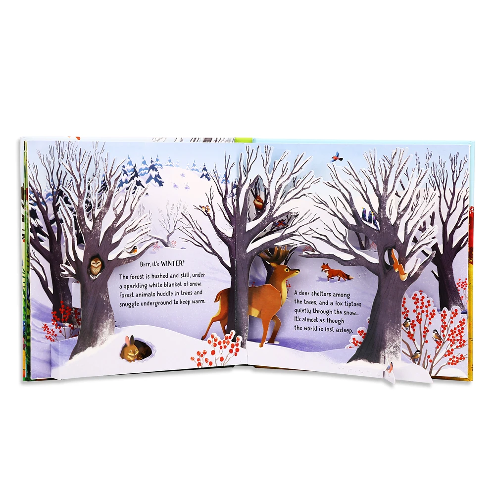 Usbrone POP UP Seasons English - مراجعة Kids Education Story وسعره