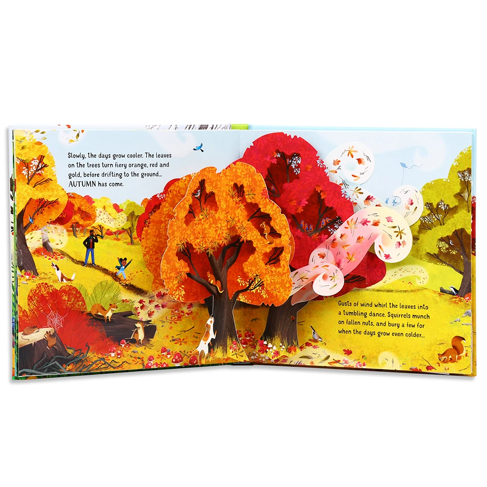 Usbrone POP UP Seasons English - مراجعة Kids Education Story وسعره