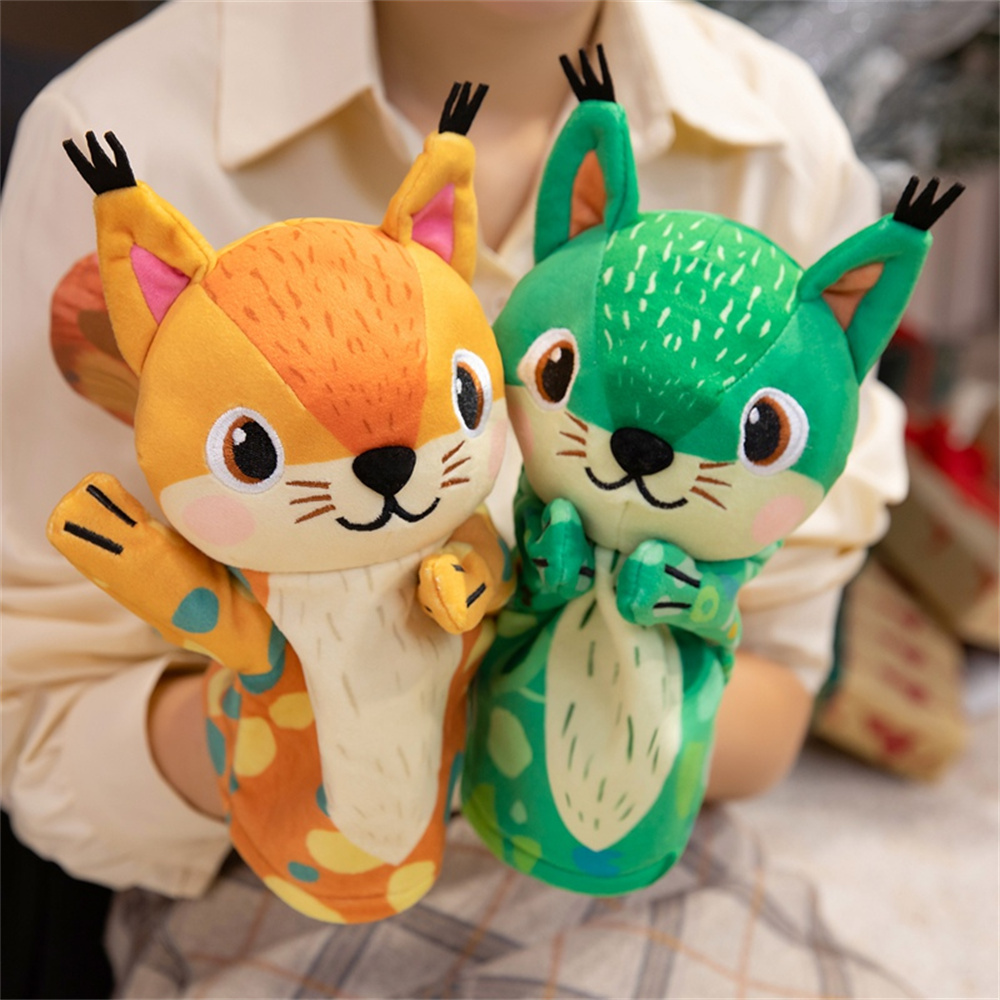 28CM Cute Squirrel Hand Puppet - مراجعة Kids Education Story وسعره