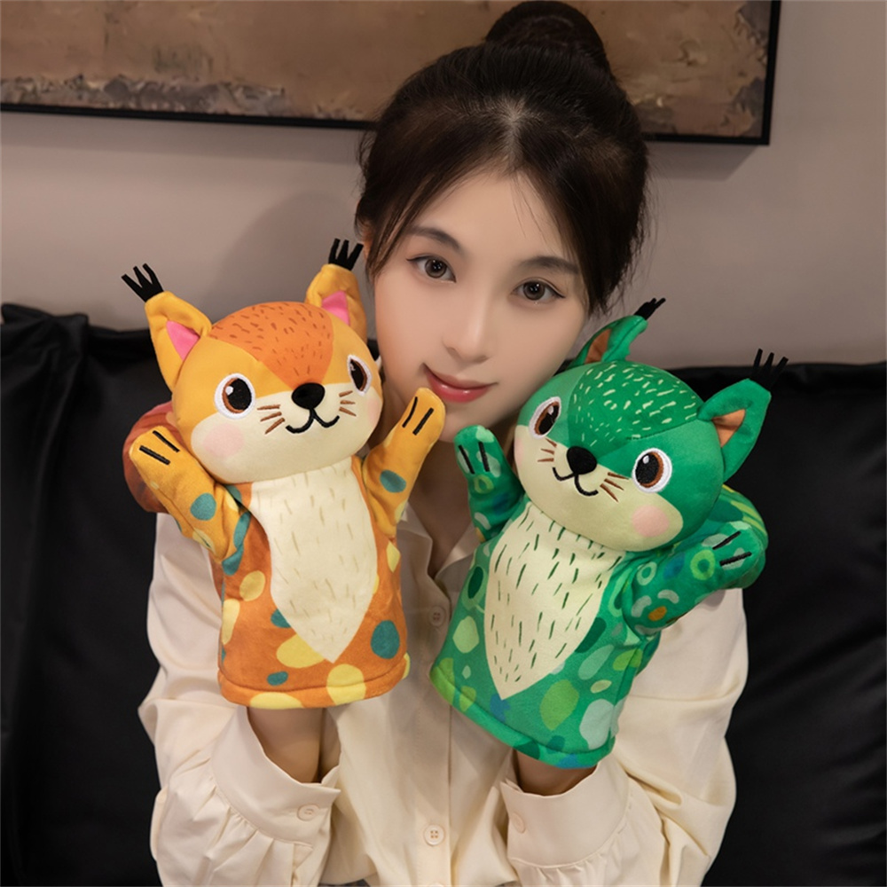 28CM Cute Squirrel Hand Puppet - مراجعة Kids Education Story وسعره