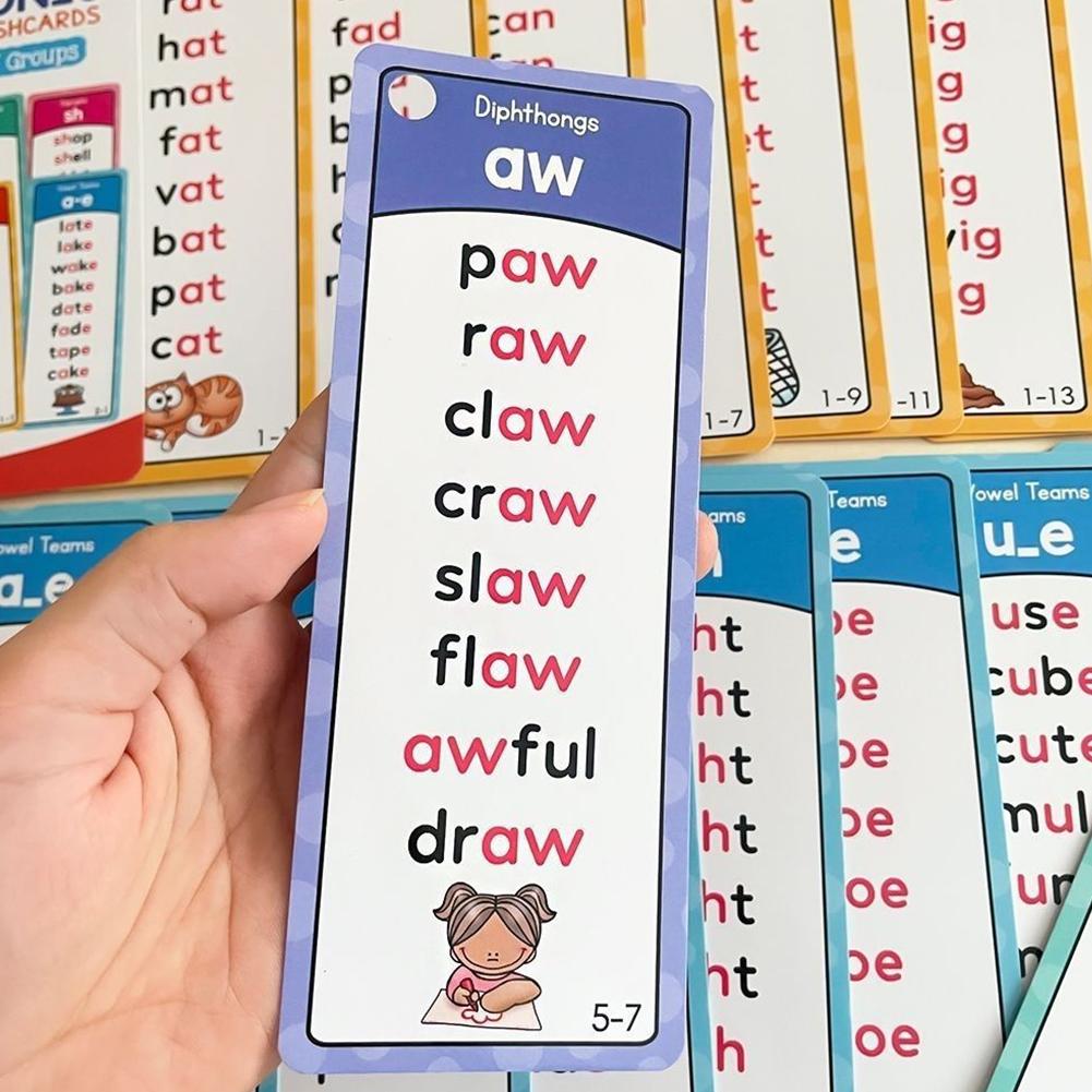 117 Groups Phonics Flashcards  - مراجعة Kids Education Group وسعره