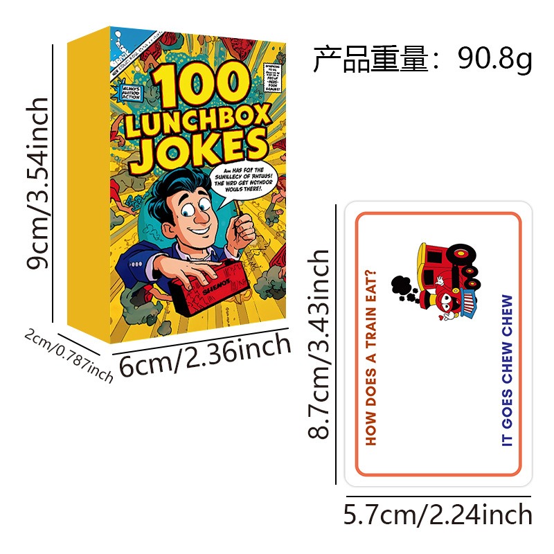 100 Lunchbox Jokes Cards Funny - مراجعة Kids Education Questions وسعره