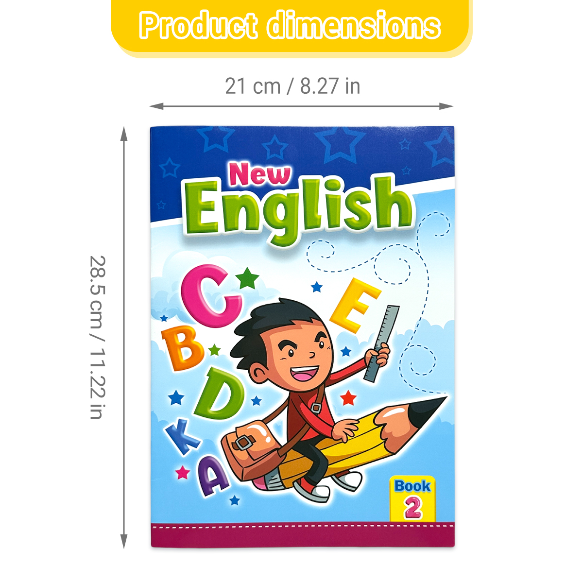 2 Book New English Alphabet Tr - مراجعة Kids Education Level وسعره
