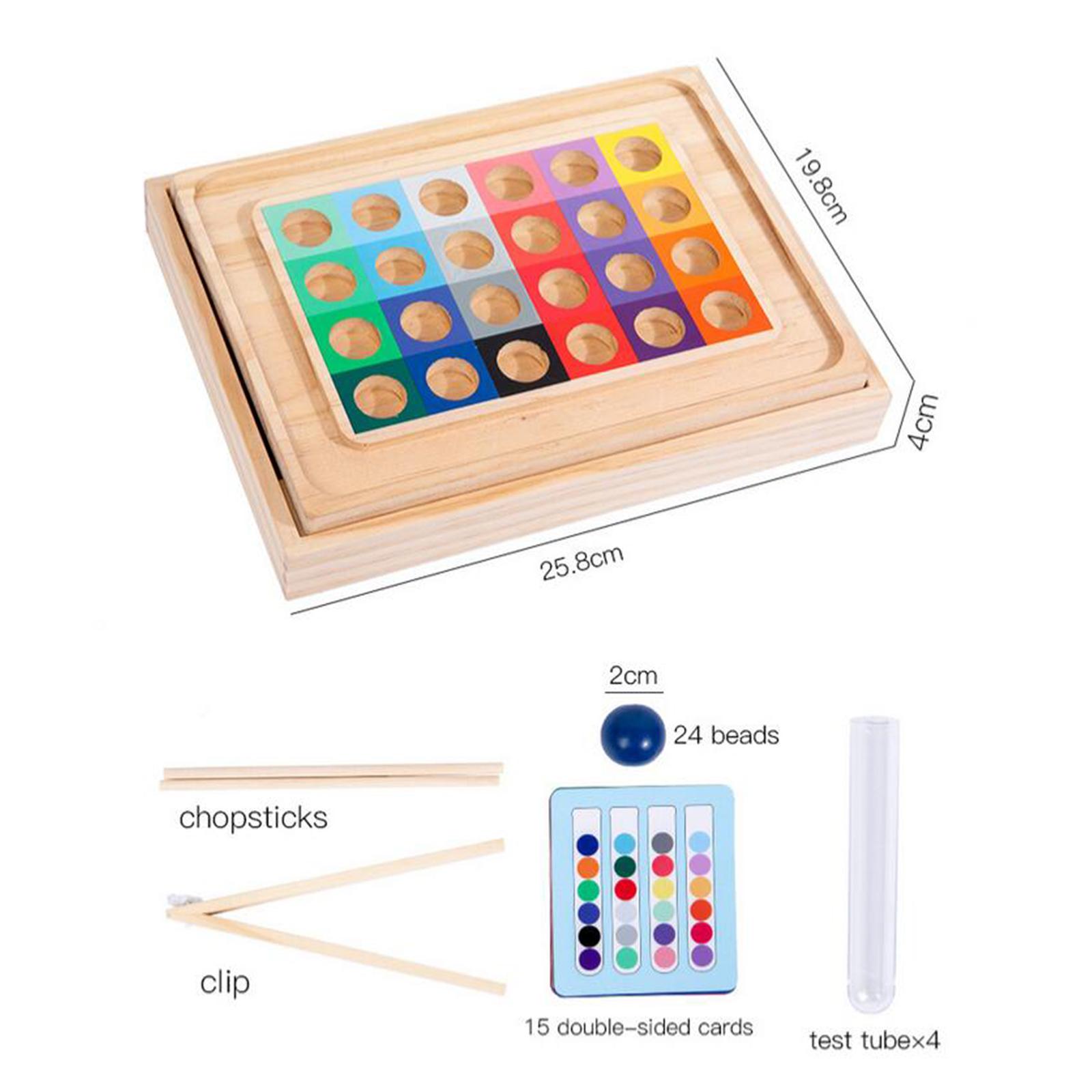 Clip Beads Test Tube Toys Educ - مراجعة Kids Education Youtube وسعره
