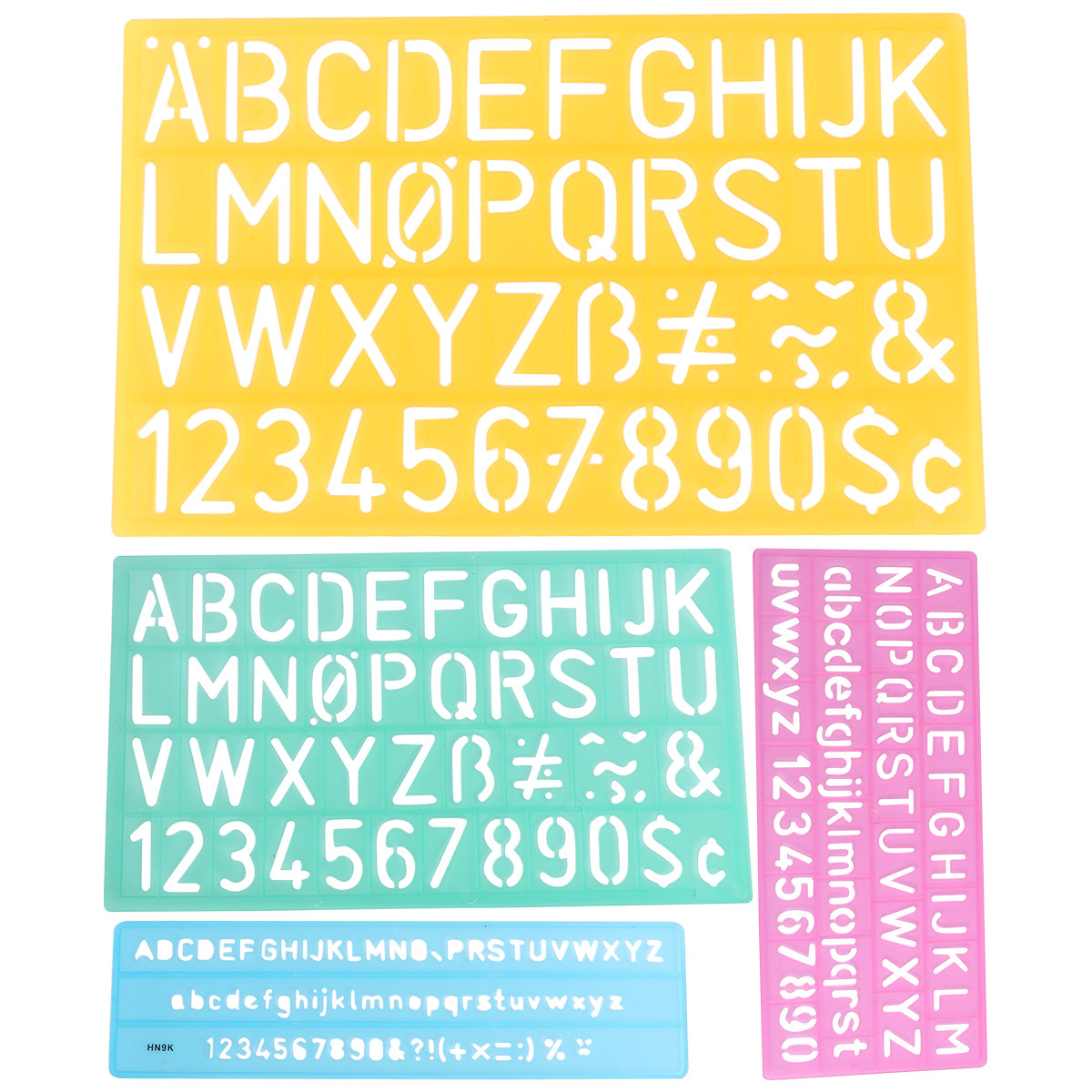 4Pcs Colorful Alphabet Graffit - مراجعة Kids Education Template وسعره