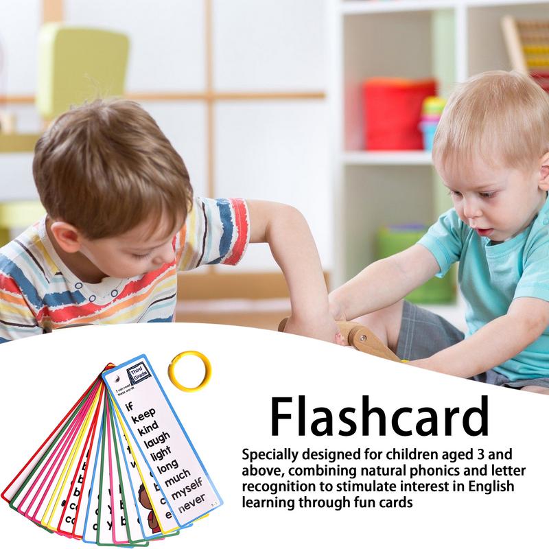 English Word Card Preschool Cl - مراجعة Sight Word Game وسعره