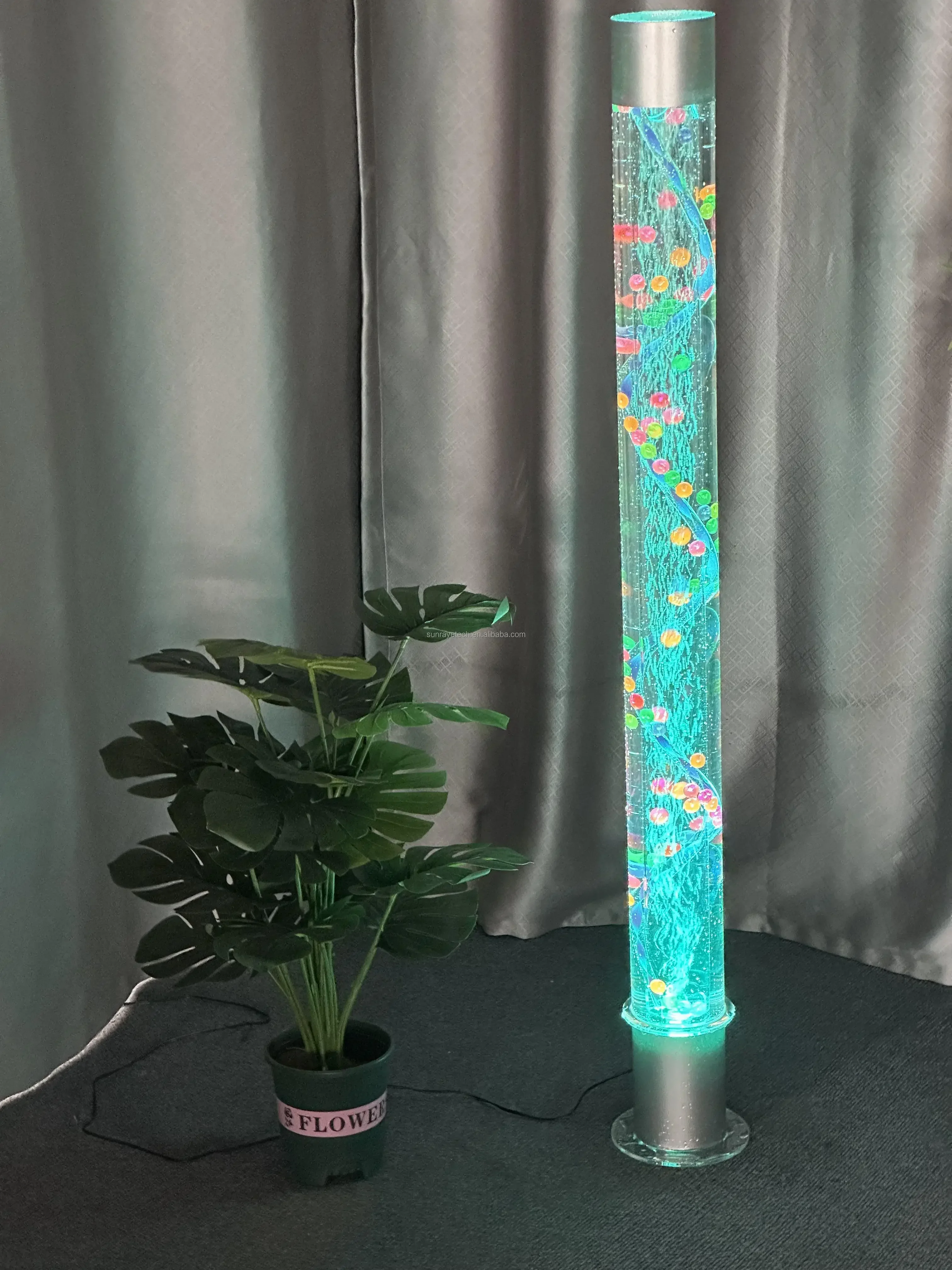 Floor Standing  Bubble Tube Cy - مراجعة Kids Education Youtube وسعره