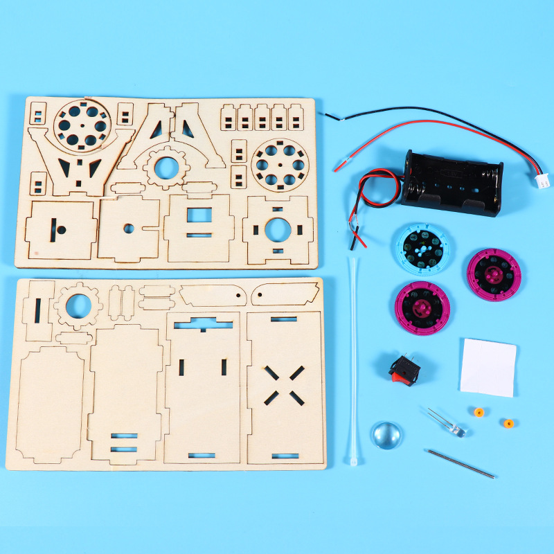 DIY Wooden Science Project Mod - مراجعة Drawing Projector Kids وسعره
