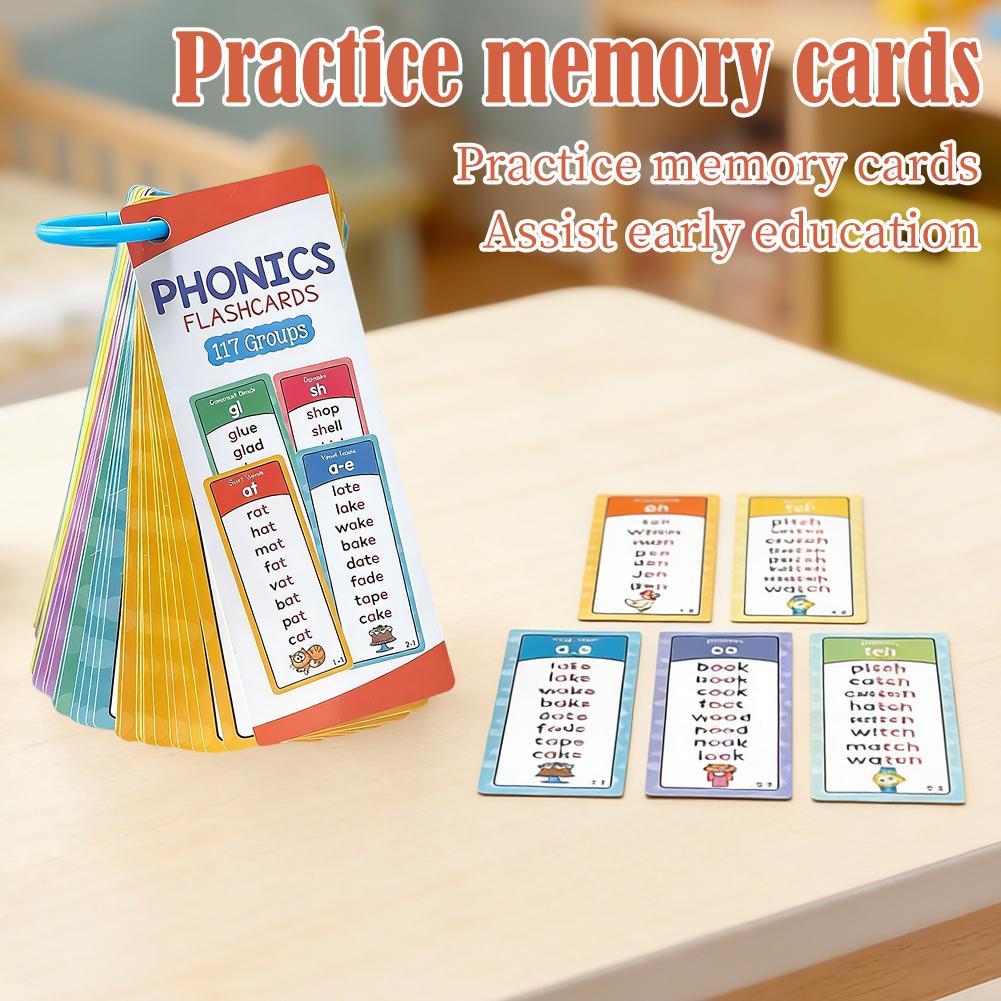 Phonics Flashcards Set, 60pcs  - مراجعة Kids Education Group وسعره