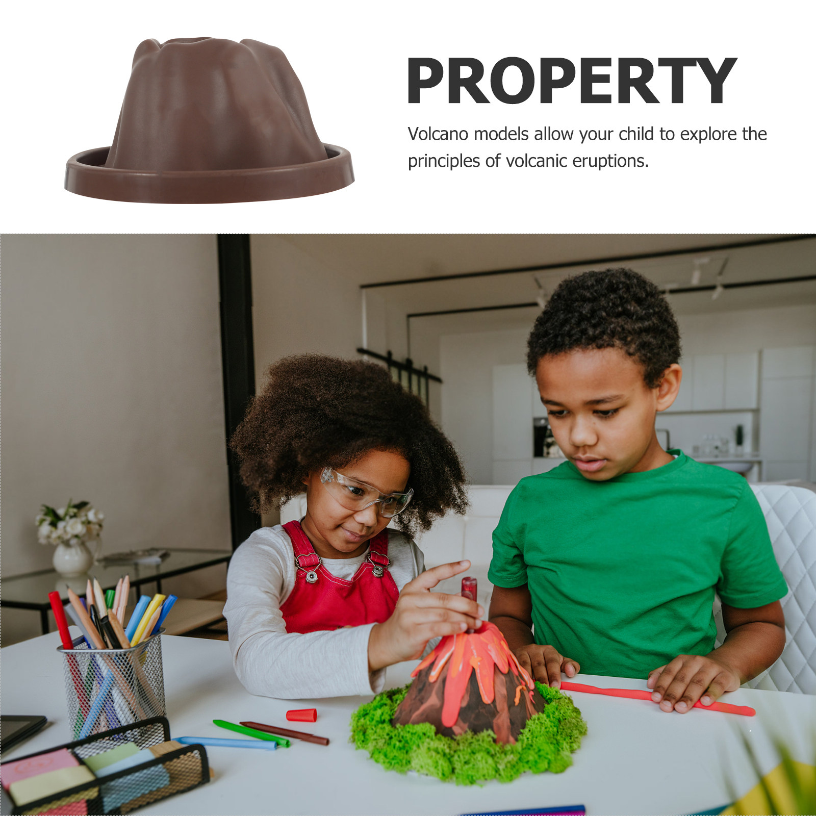 6Pcs Volcano Science Shell DIY - مراجعة Science Kit Volcano وسعره