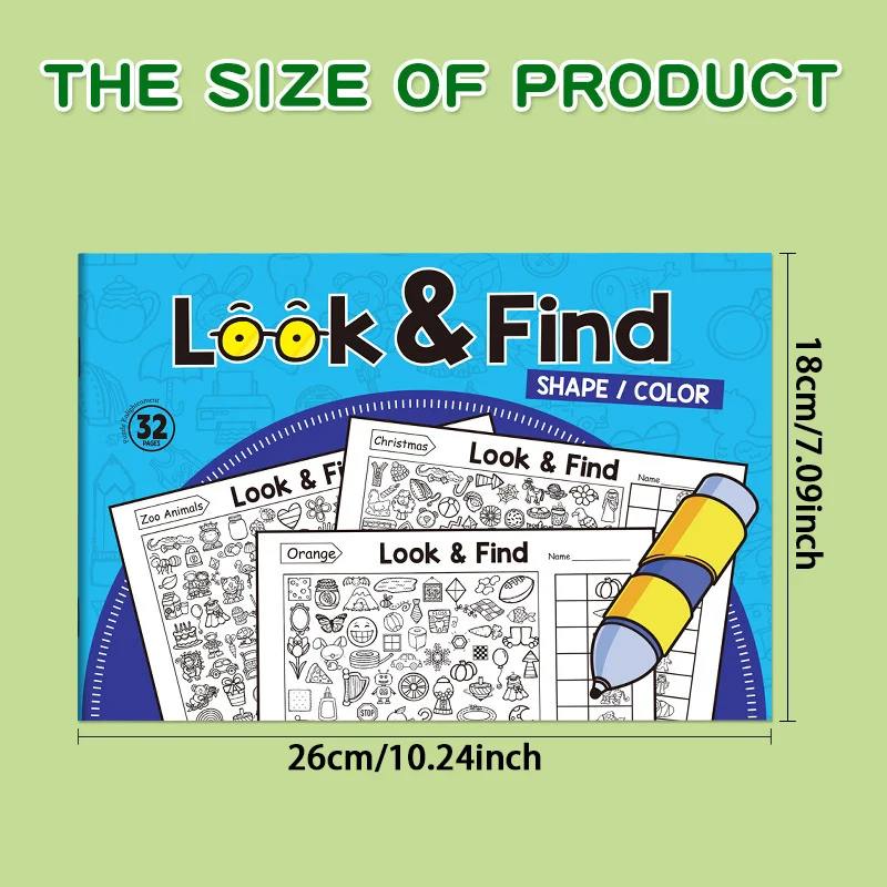 Children's Search Activity Boo - مراجعة Kids Early Education Books وسعره