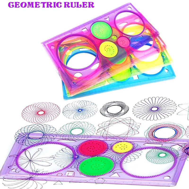 Geometry Spirograph Drawing St - مراجعة Kids Education Template وسعره
