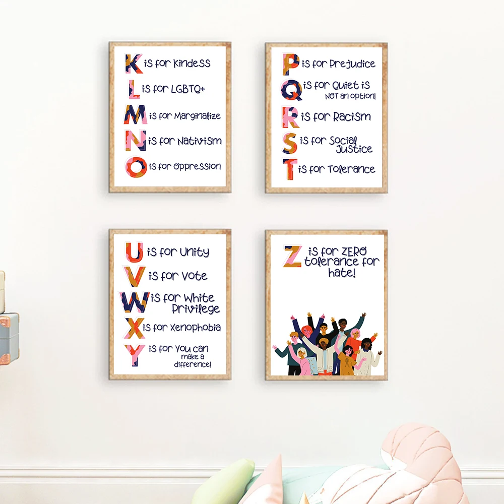 Nursery Alphabet Human Rights  - مراجعة Kids Education Quote وسعره