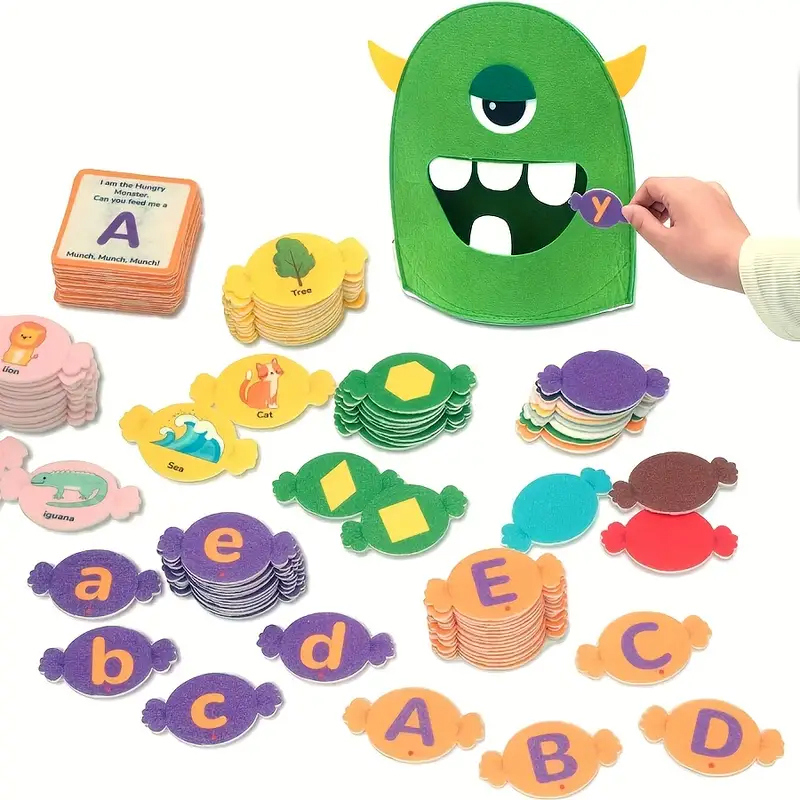 Alphabet Monster Matching Game - مراجعة Phonics Card Game وسعره