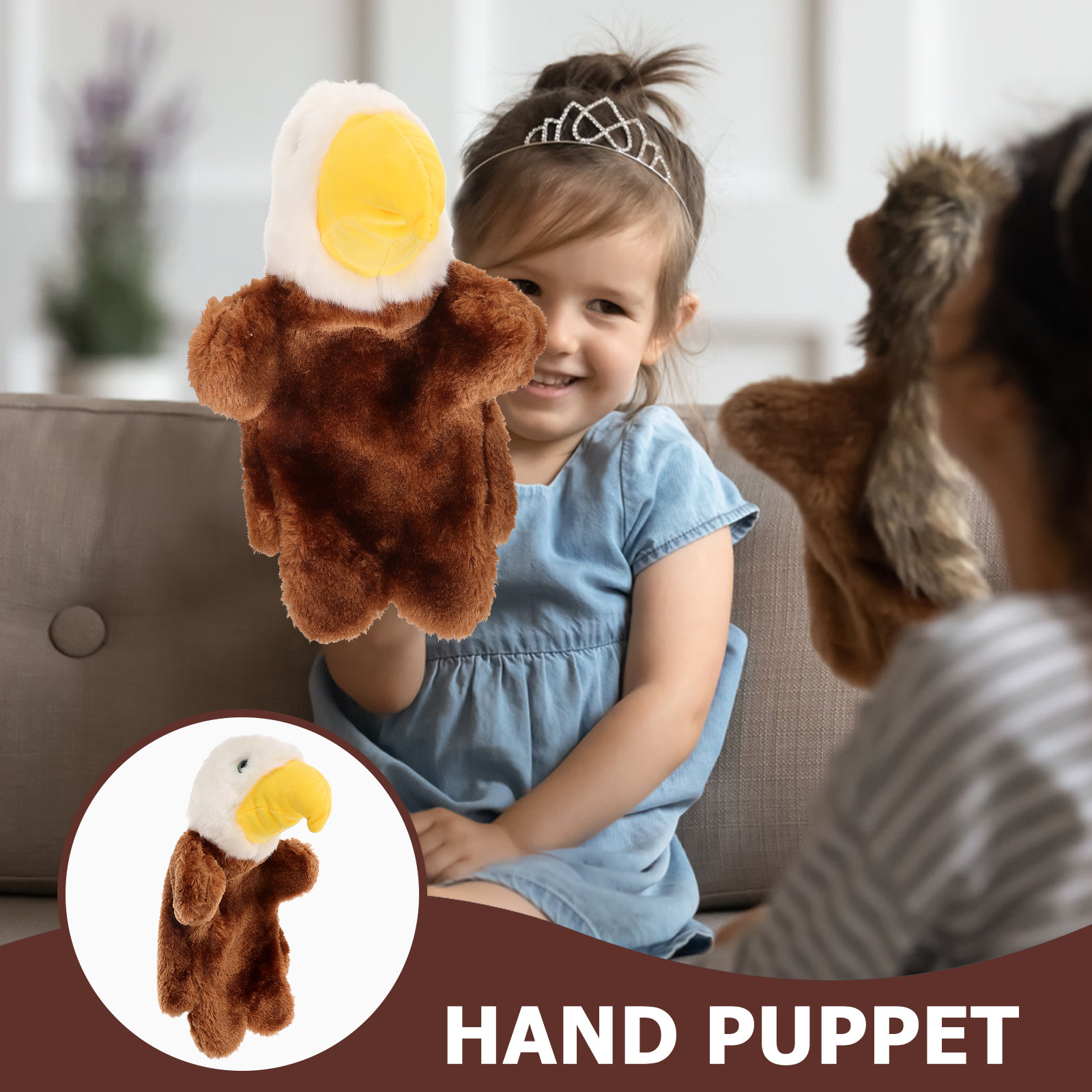 1Pcs Eagle Hand Puppet Simulat - مراجعة Kids Education Story وسعره
