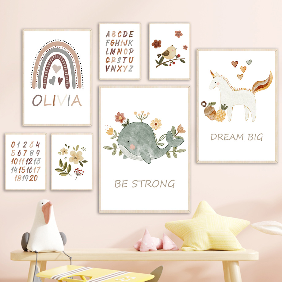 Boho Nursery Wall Art Educatio - مراجعة Kids Education Quote وسعره