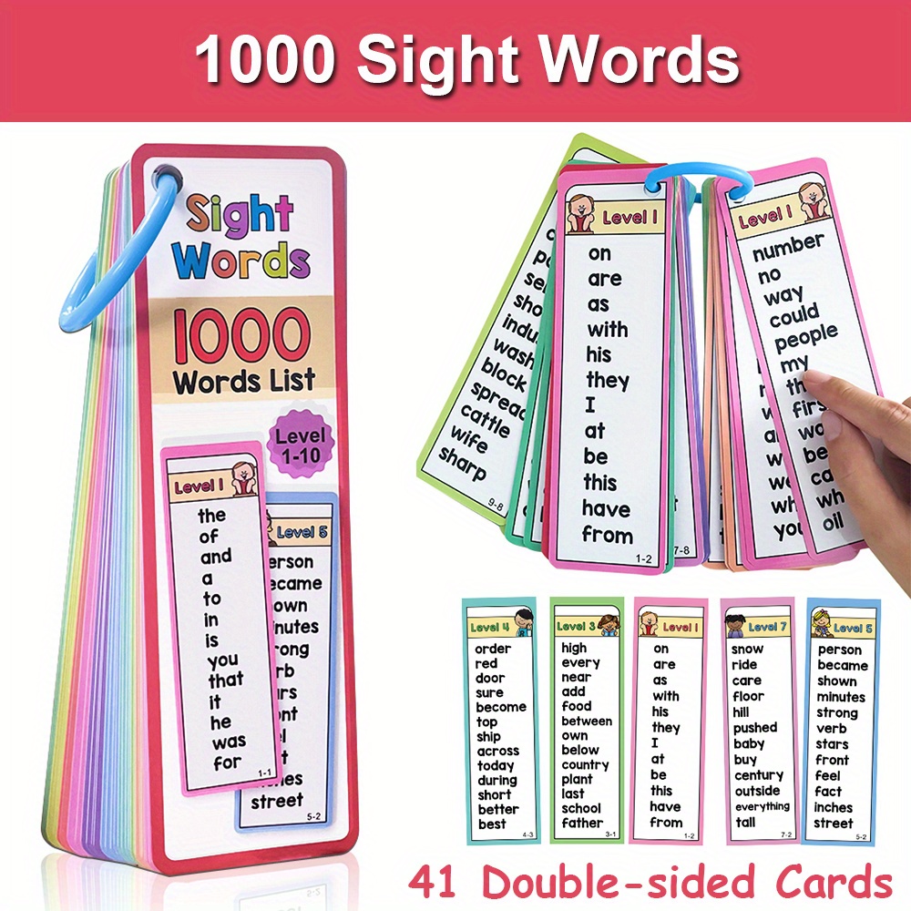 1000 Sight Words Flash Cards f - مراجعة Sight Word Game وسعره