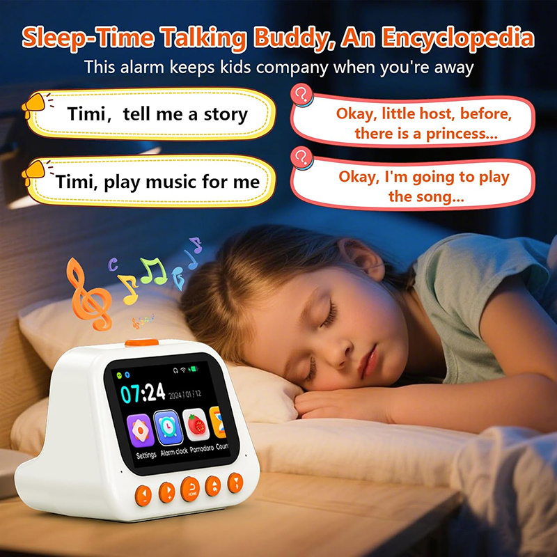 AI Smart Alarm Clock Talking B - مراجعة Kids Education Story وسعره